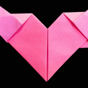 jak zrobić serce z origami